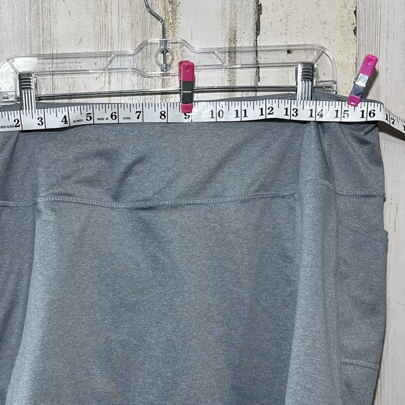 Etonic Golf Tennis Athletic Skirt Skort Grey Pockets Stretch Size Large - Picture 3 of 15